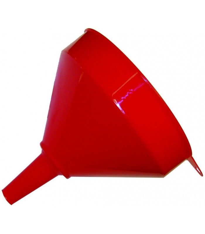 Rodac RDP010 - Red Plastic Funnel 10 in. Opening