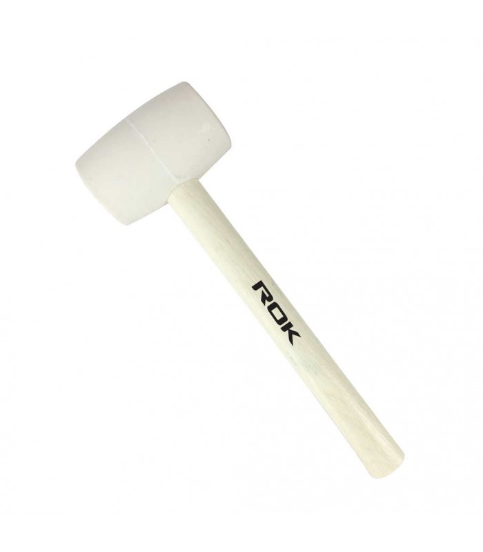 ROK 8 oz Rubber Mallet- Wood Handle