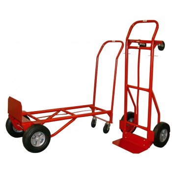 ROK Heavy Duty Convertible Hand Truck/Cart With Solid Tires