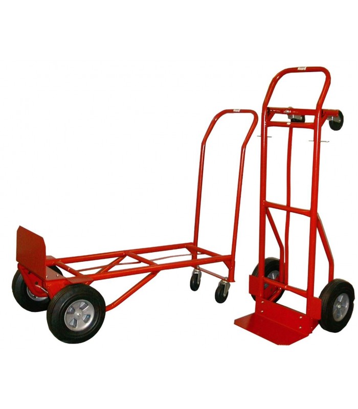 ROK Heavy Duty Convertible Hand Truck/Cart With Solid Tires