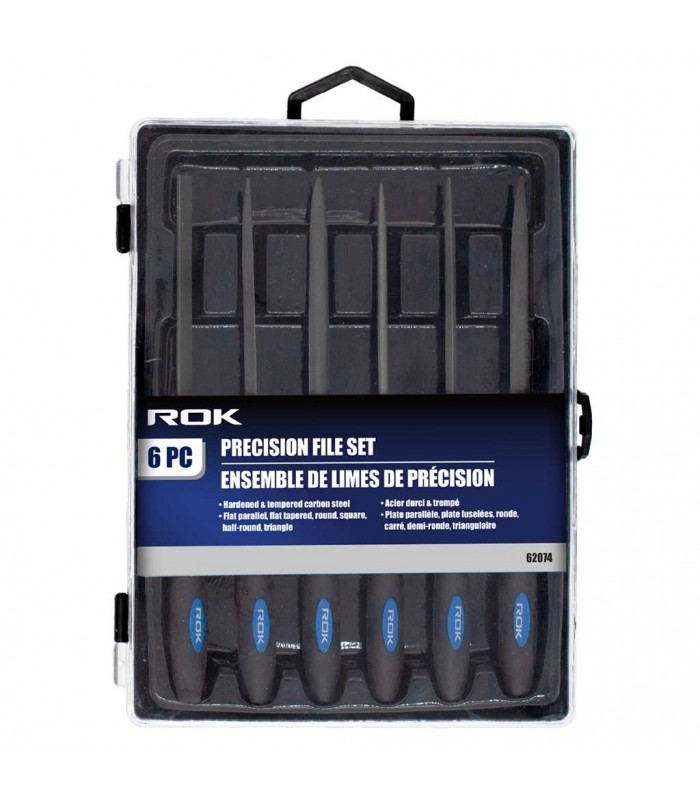 ROK Precision File Set - 6 pcs