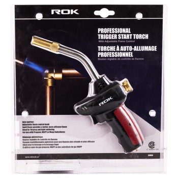 ROK Torche professionnelle à auto-allumage