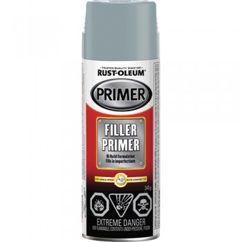 Rust-Oleum Automotive Filler Primer Spray Paint in Grey, 340g
