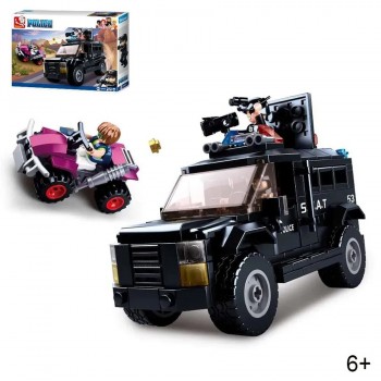 Blocs de construction de véhicule d'assaut blindé S.W.A.T. - 293 pièces