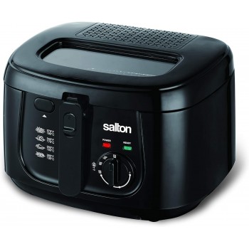 Salton Friteuse froide au toucher pour un usage domestique avec panier – Capacité de 2,5 l