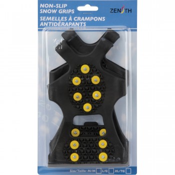 Zenith Anti-Slip Ice Cleats Steel Stud Traction - Medium