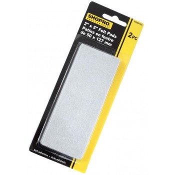 SHOPRO Felt Pads 2 in. x 5 in. - Pack of 2