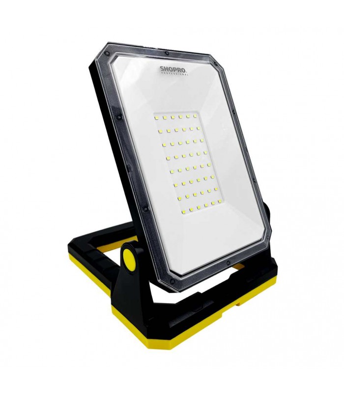 SHOPRO LED Work Light Battery-Operated 18V with Adapters