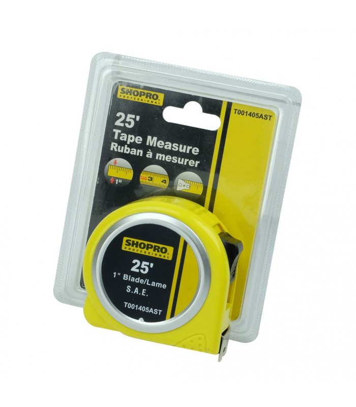 SHOPRO Tape Measure 1 in. x 25 ft.