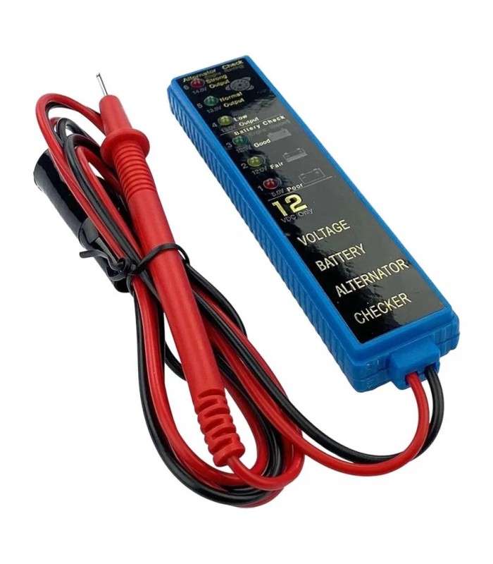 Testeur de batterie 12V SHORELINE avec indicateurs DEL Testeur de batterie 12V SHORELINE avec indicateurs DEL