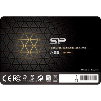 Silicon Power 1TB SSD 3D NAND A58 Performance Boost SATA III 2.5 in. 7mm