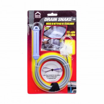 Sink and Drain Snake With Unclogging Brush 5 pi.