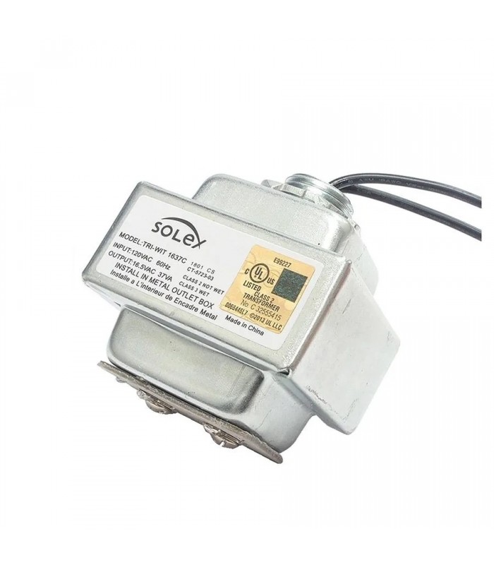 Solex Transformateur de tension 120 V CA à 16.5 V CA pour système de surveillance