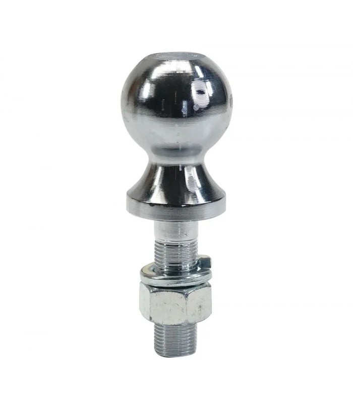 Solid Chrome Steel Hitch Ball - 2 in. X 2-1/2 in. - Shank Diameter 3/4 in. - 3500 lbs