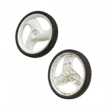 Solid Rubber Wheel with Plastic Swirl Tailgates - 11-1/2 in. X 1-3/4 in.