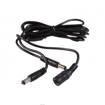 Splitter cable 2.1 mm female to 2 x 2.1 mm male - 3 A - 2.5 m