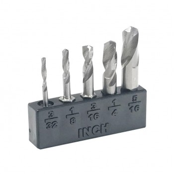 Ensemble de mèches en acier pour perceuse - 5 pièces