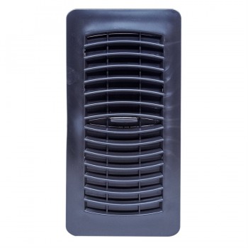 StreamWay Floor Register Plastic 4 x 10 in - Black