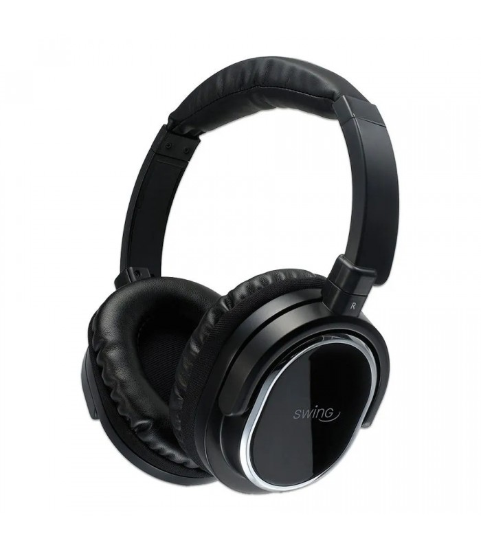 Casque d'écoute supra-aural avec fil 3.5 mm SWING - Noir