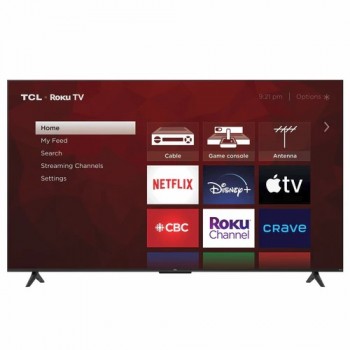TCL 50 in. Class 4-Series 4K UHD HDR Smart Roku TV (50S451-CA) - Recertified