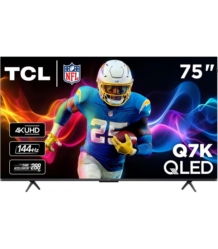 TCL 75 Inch Q7K Series 4K QLED Smart TV with Google TV - Recertified