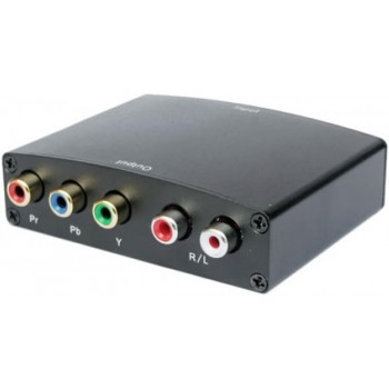 Techly HDMI vers composant avec convertisseur audio - Boîte ouverte - Grade A