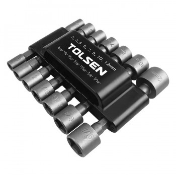 Tolsen Ensemble d'embouts de tourne-écrou - 14 pièces