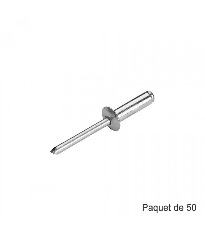 Tolsen Rivets aveugles en aluminium - 2.4 x 8 mm - Paquet de 50