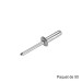 Tolsen Rivets aveugles en aluminium - 4 x 12.7 mm - Paquet de 50