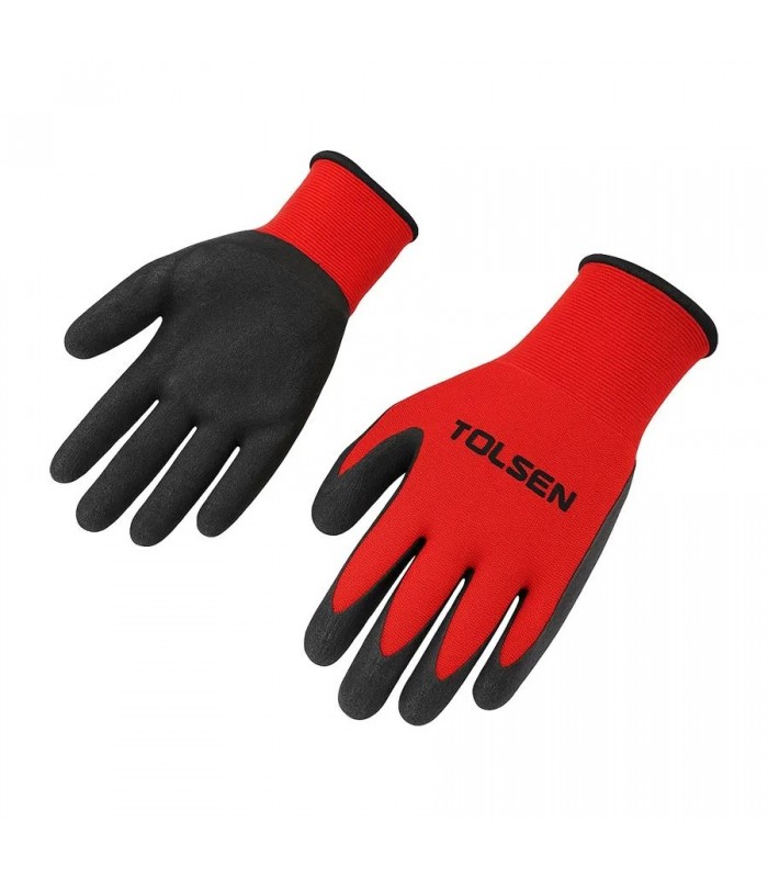 Tolsen Latex Coated Polyester Work Gloves - XXL