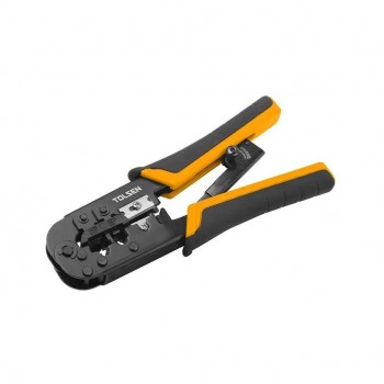 Tolsen Pince à sertir à cliquet pour connecteurs modulaires 6P/8P