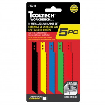 ToolTech Jigsaw Blade Multi-Pack Bi Metal Set - Pack of 5