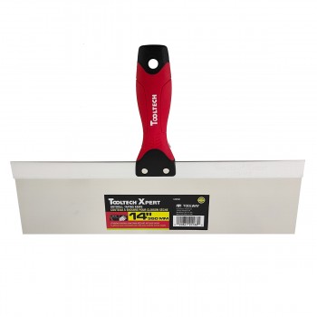 ToolTech Xpert Drywall Taping Knife Soft Handle Stainless Steel Blade 14in (350mm)