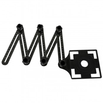 ToolTech Xpert Foldable Multi-Angle Ruler With Hole Locator