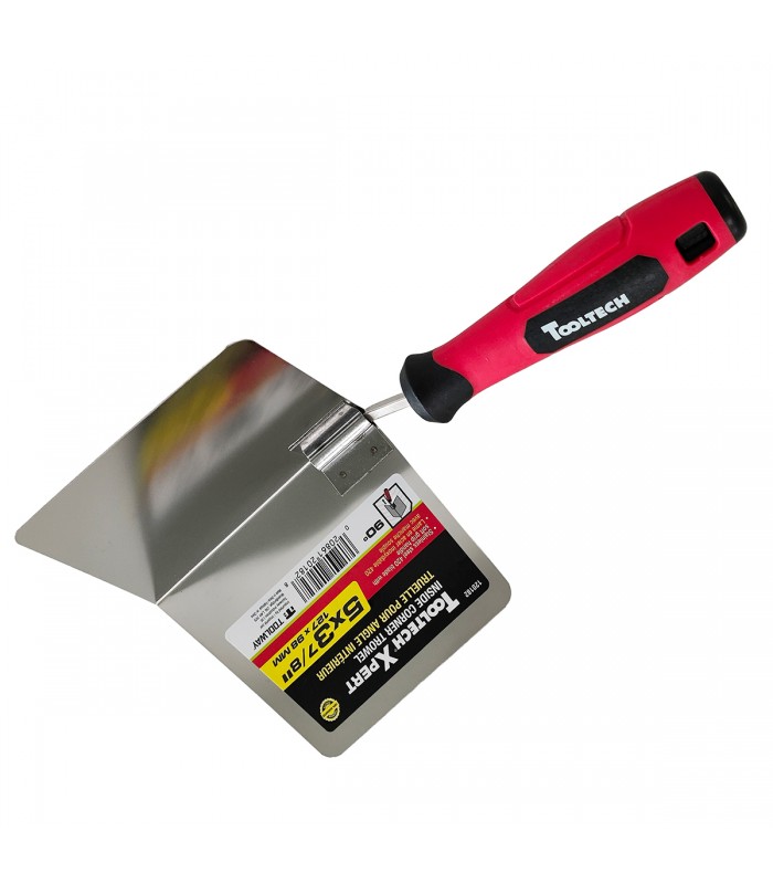 ToolTech Xpert Truelle d'angle intérieure 5 po x 3-7/8 po (125 mm x 980 mm) en acier inoxydable