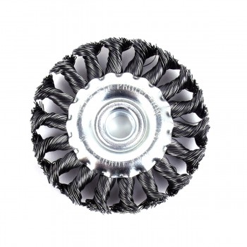 Tooltech Xpert Knotted Wire Wheel Brush 4in Shank 5/8 in.
