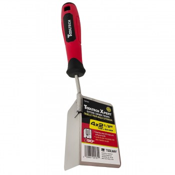 ToolTech Xpert Truelle d'angle extérieure 4 po x 2 1/2 po, lame en acier inoxydable