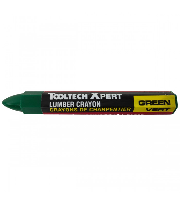 Tooltech Xpert Boîte de 12 crayons de charpentier - Vert
