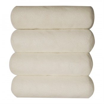 Toolway Tradition Recharge pour rouleau à peinture en microfibre, poils de 9-1/2 po x 12 mm - Paquet de 4