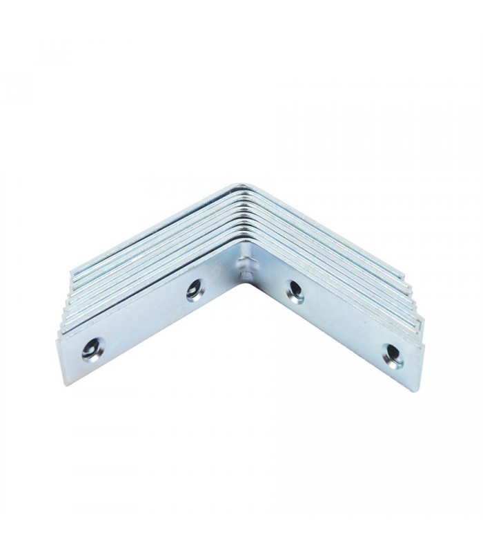 Tough Guard Equerre en angle 3 po.  zinc - Paquet de 10