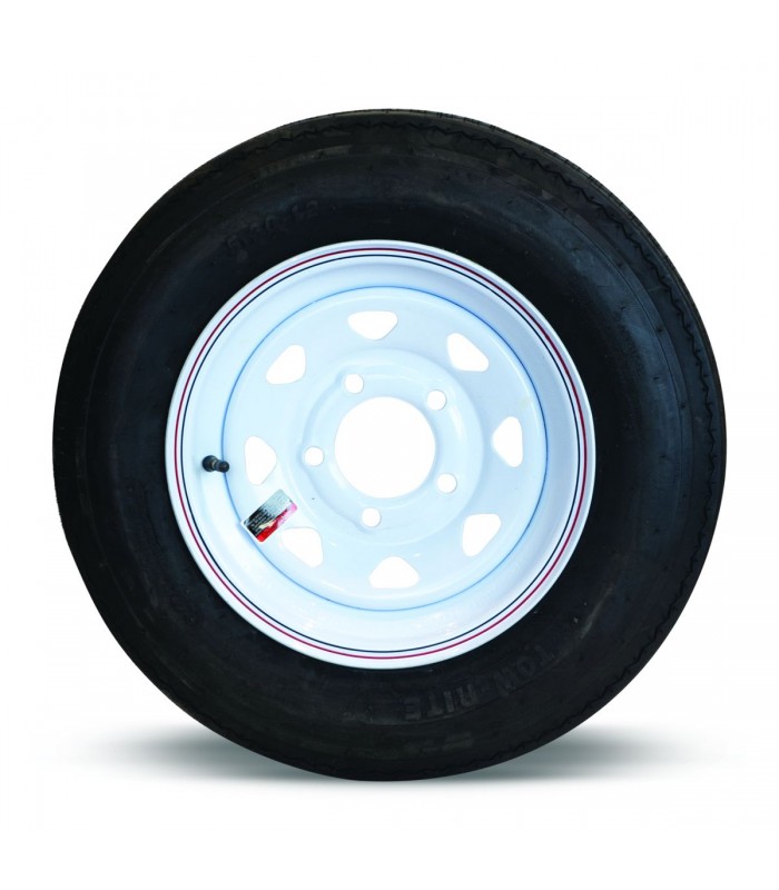 Tow-Rite RDG3730-WS5 - Tire & Rim 5.3 X 12 LRC White Spoke 3.19