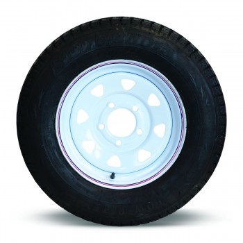 Tow-Rite RDG3732-WS5 - Pneu et jante ST175/80D13 LRC (RT3722) Triangle blanc 3.19