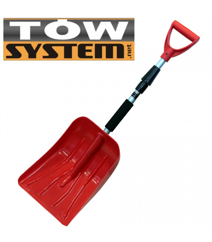 Tow System 37 in. extendable snow shovel