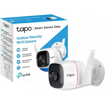 TP-Link Tapo Caméra de sécurité d'extérieur filaire C310