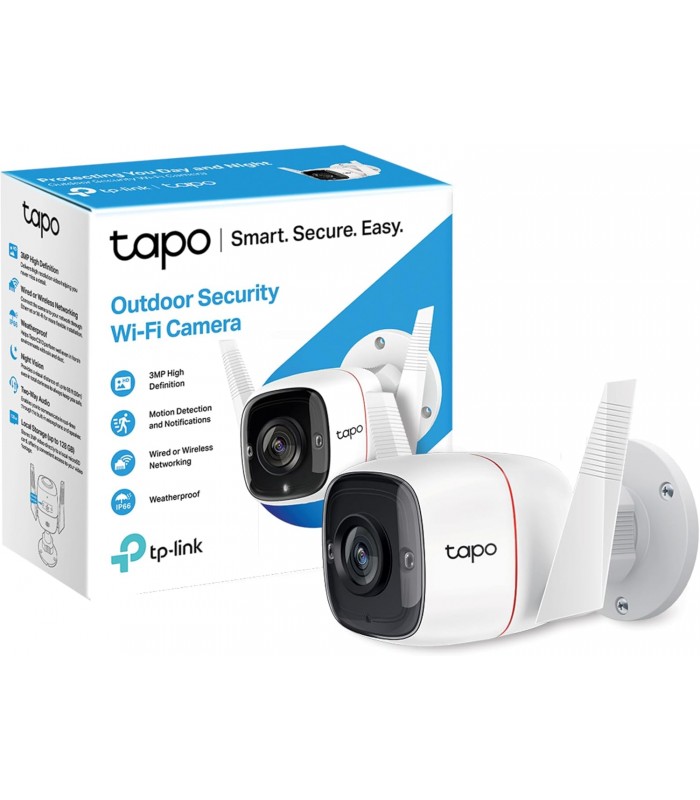 TP-Link Tapo Caméra de sécurité d'extérieur filaire C310