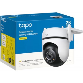 TP-Link Tapo 2K QHD Pan/Tilt Outdoor Wired Security Wi-Fi Camera