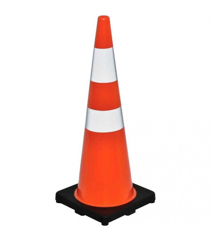 Traffic Cone with Reflective Tape - 36 in.