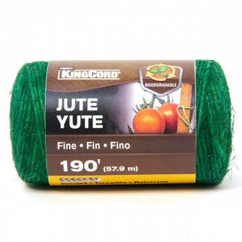 Twisted Jute Twine Fine 190 ft. Green
