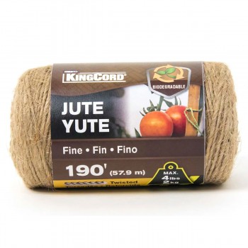 Twisted Jute Twine Fine 190 ft. Natural