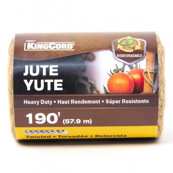 Twisted Jute Twine Heavy Duty 190 ft. Natural